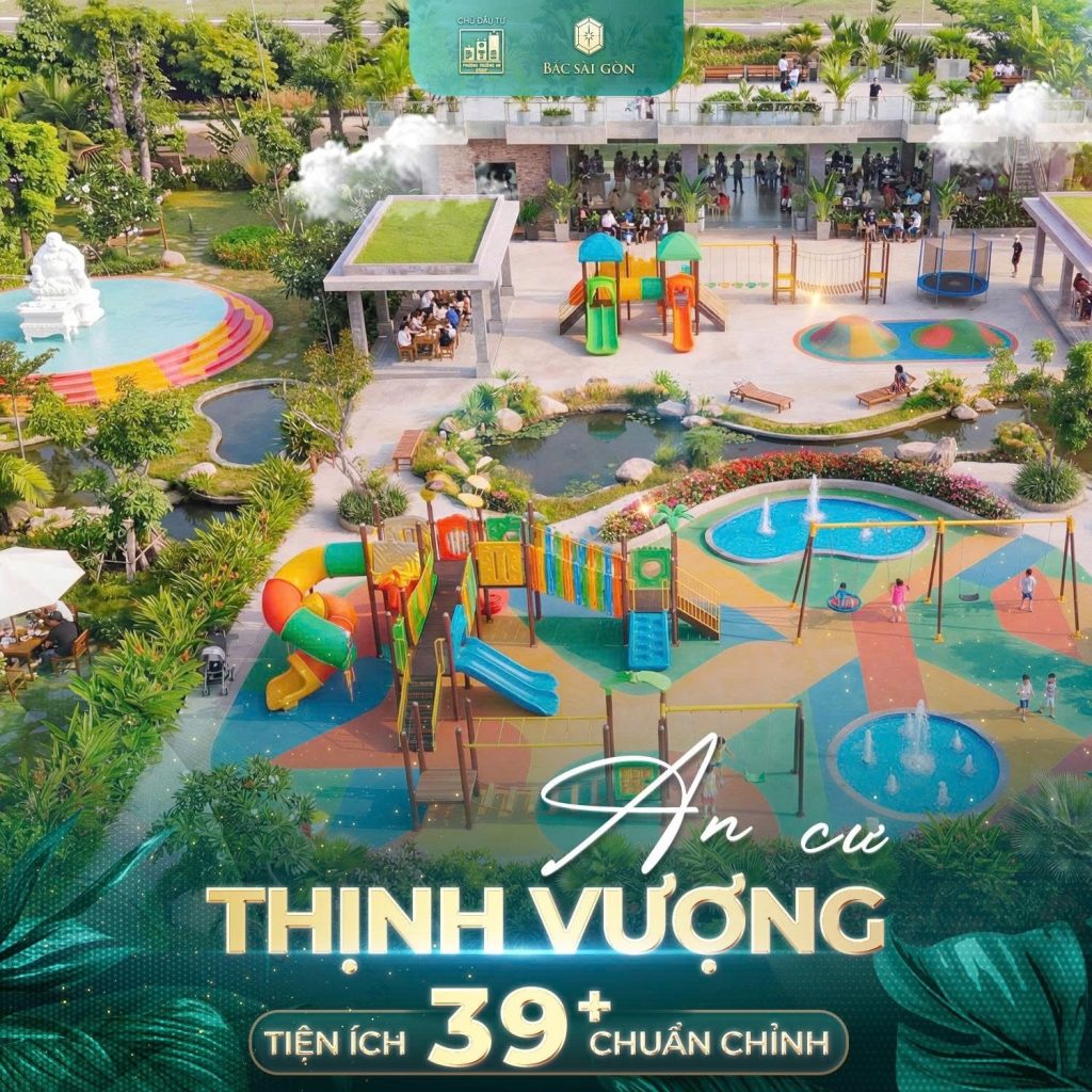 Khu đô thị Bắc Sài Gòn sở hữu nhiều tiện ích nội khu nổi bật giúp thu hút đông cư dân
